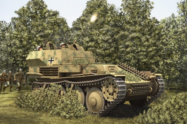 HobbyBoss 1/35 German 2cm Flak 38 Pz.Kpfw.38(t)