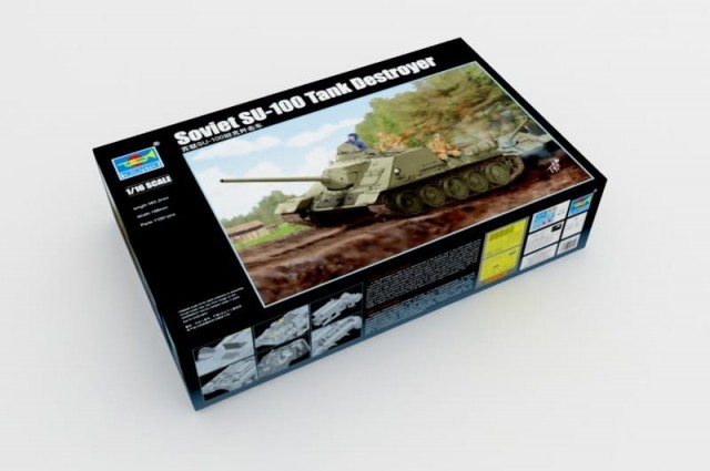 Trumpeter 1/16 Soviet SU-100 Tank Destroyer