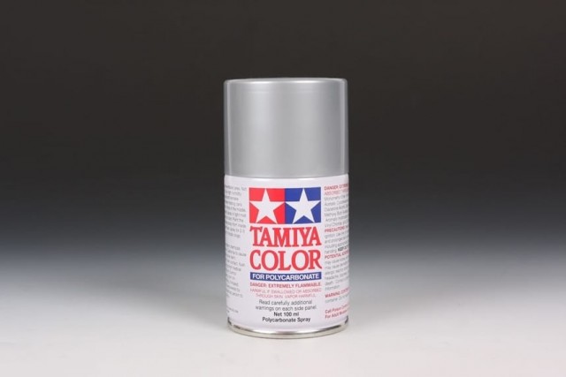 Tamiya Spraymaling PS-48 Semi-Gloss Silver Anodized Aluminum 100ml