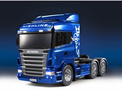Tamiya 1/14 RC Scania R620 w/Painted Body Racing Blue