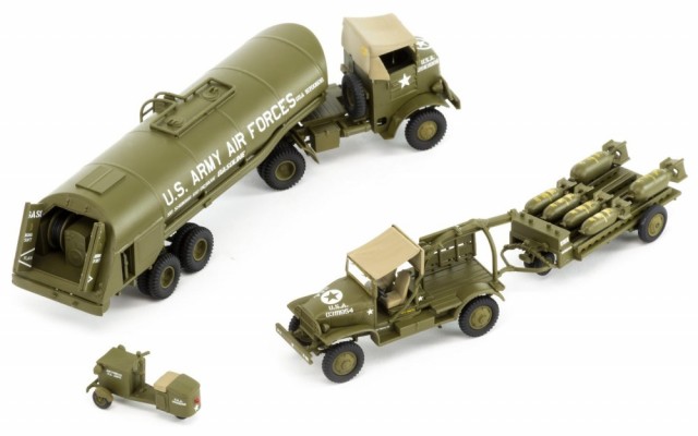 Airfix 1/72 WWII USAAF 8th Air Force Bomber Re-Supply Set A06304