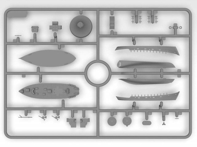 ICM 1/350 KFK Kriegsfischkutter German multi-purpose boat