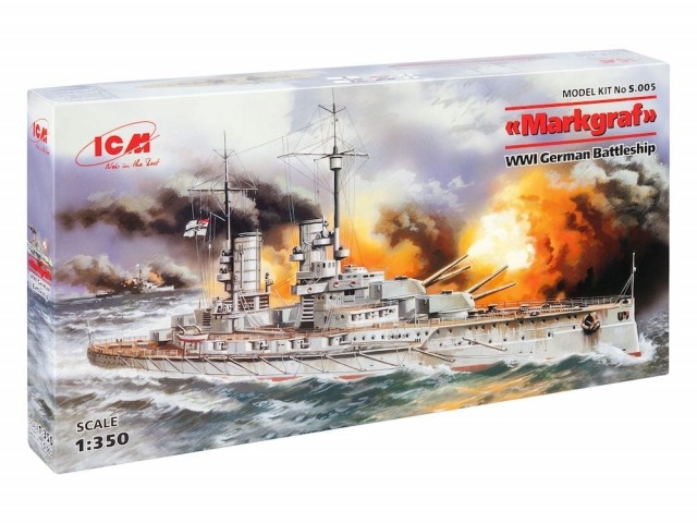 ICM 1/350 WWI German Battleship Markgraf