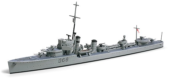 Tamiya 1/700 DESTROYER HMAS VAMPIRE