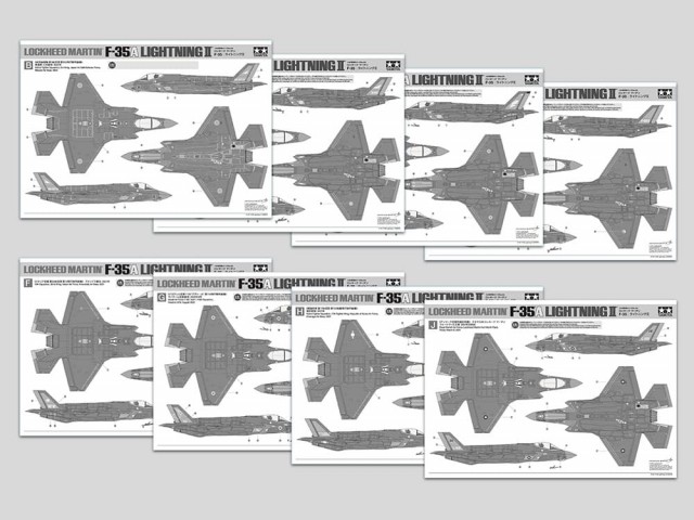 Tamiya 1/48 Lockheed Martin F-35A Lightning II (norsk utgave)