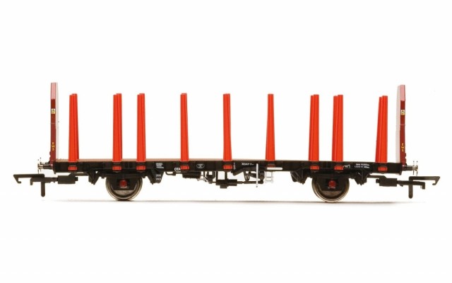 Hornby EWS, OTA Timber Wagon (Tapered Stanchions) - Era 9