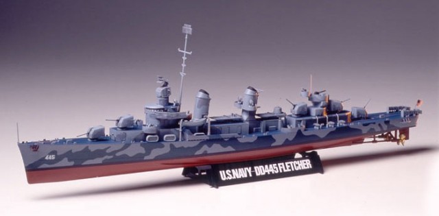 Tamiya 1/350 US Navy DD-445 Fletcher Class 78012
