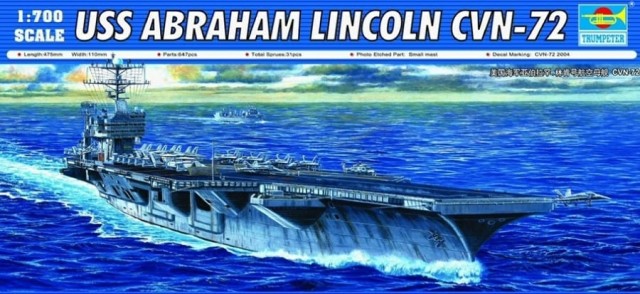 Trumpeter 1/700 USS Abraham Lincoln CVN-72