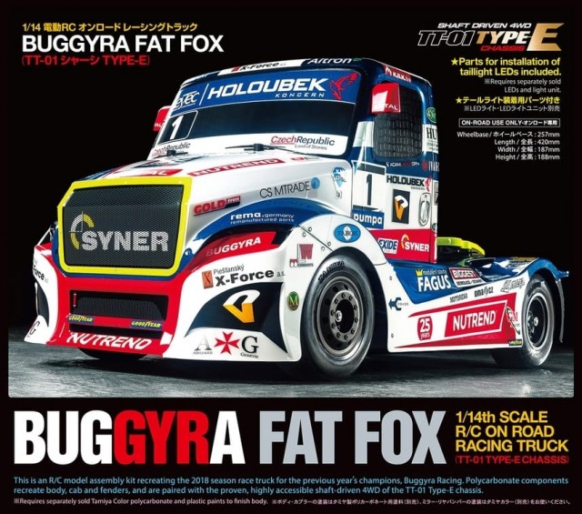 Tamiya 1/14 Buggyra Fat Fox (TT-01E)