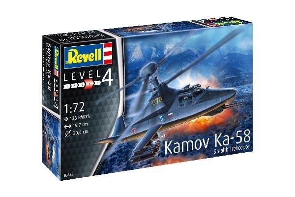 Revell 1/72 Russian Kamov Ka-58 Stealth Helicopter