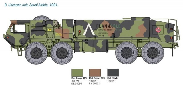 Italeri 1/35 M978 Fuel Servicing Truck