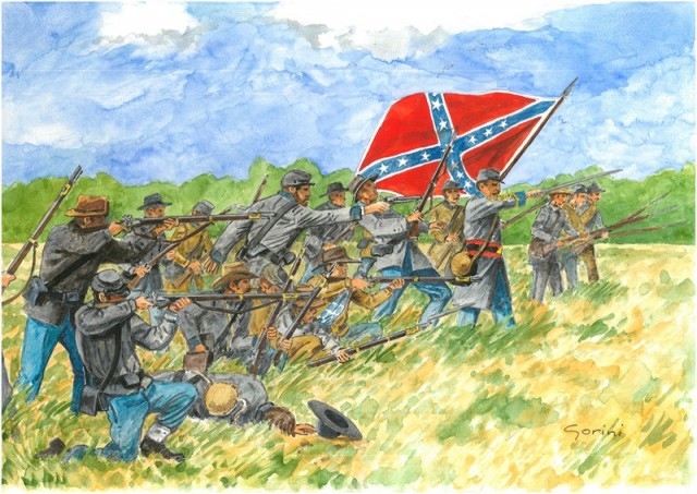 Italeri 1/72 Confederate Infantry American Civil War 6178