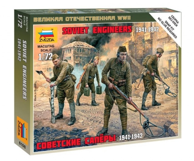 Zvezda 1/72 Soviet Engineers 1941-42