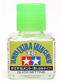 Tamiya Extra Thin Cement Quick-Setting 40ml