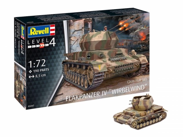 Revell 1/72 Flakpanzer IV Wirbelwind (2cm Flak 38)