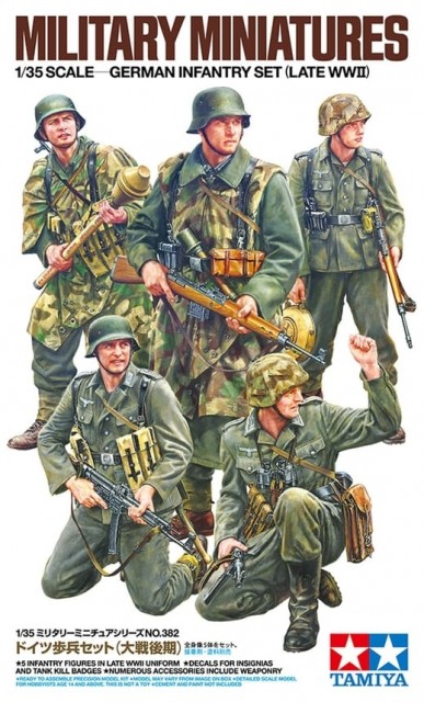 Tamiya 1/35 German Infantry Set (Late WWII)