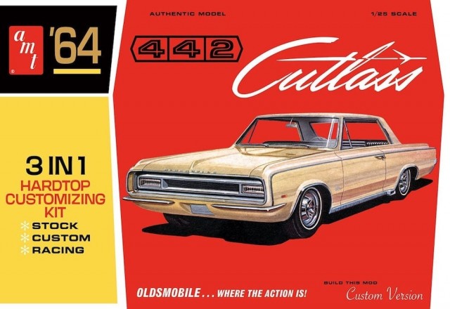 AMT 1/25 Olds Cutlass 422 Hardtop 1964