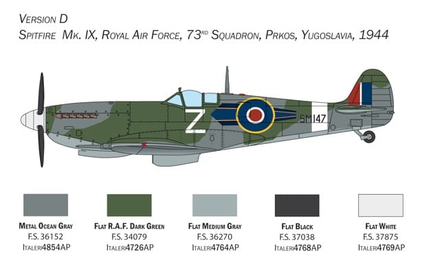 Italeri 1/48 Spitfire Mk. IX
