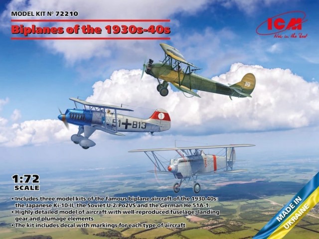ICM 1/72 Biplanes 1930s-40s