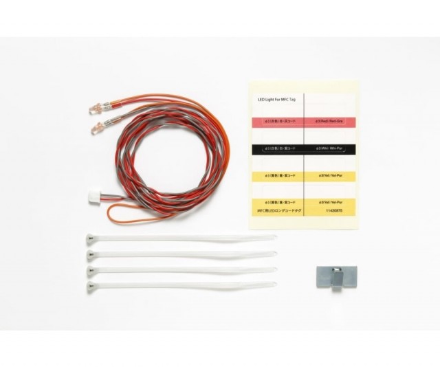 Tamiya LED Light for MFC (3mm/Red/1100mm)