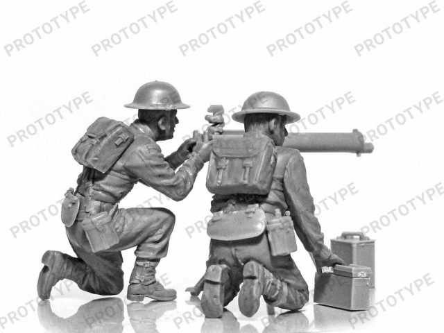 ICM 1/35 WWII British Vickers MG Crew