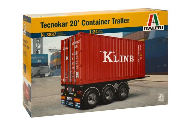 Italeri 1/24 Tecnokar 20 Container Trailer