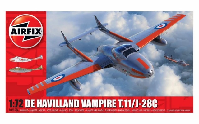 Airfix 1/72 De Havilland Vampire T.11/J-28C