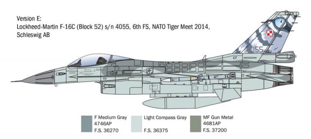 Italeri 1/48 F-16C Fighting Falcon
