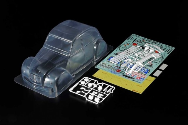 51617 Tamiya 1/10 Citroen 2CV Rally Body Parts Set