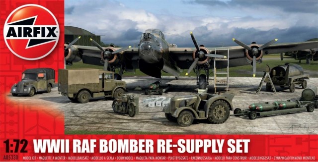 Airfix byggesett 1/72 WWII RAF Bomber Re-Supply Set A05330