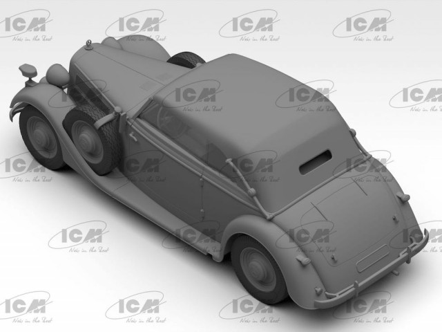 ICM 1/35 Typ 320 (W142) Soft Top - WWII German Staff Car