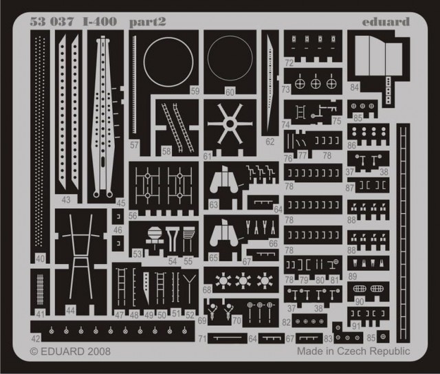 Eduard 1/350 Detaljesett IJN I-400 (for Tamiya kit)