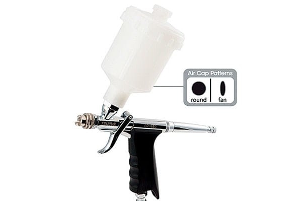 Sparmax Airbrush GP-850 0,5mm Gravity Feed 2ml og 125ml