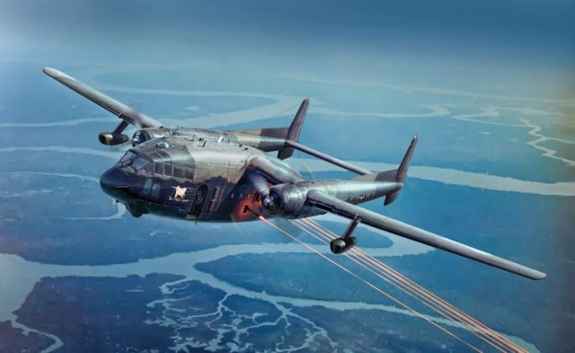 Italeri 1/72 Fairchild AC-119K Stinger