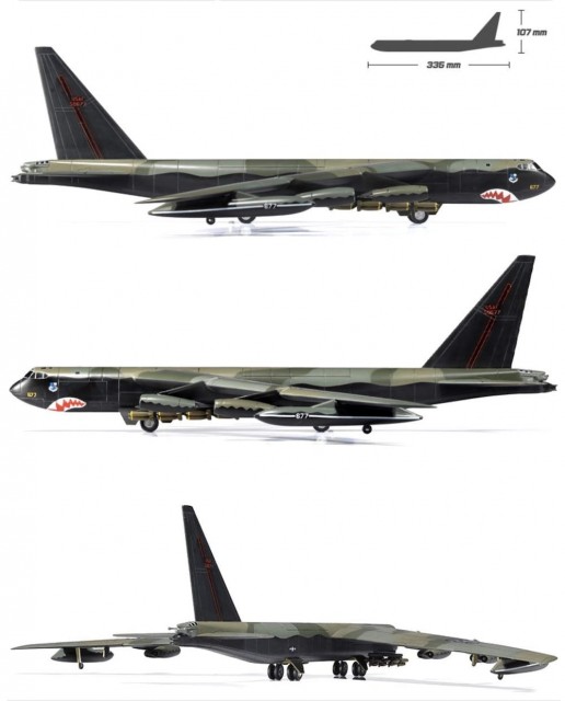 Academy 1/144 USAF B-52D Stratofortress