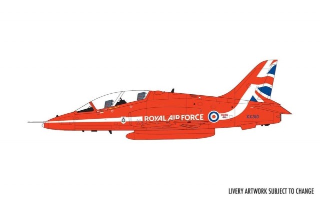 Airfix Startsett 1/72 RAF Red Arrows Hawk