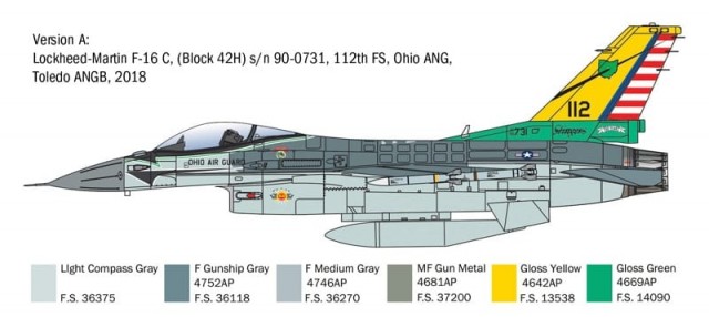 Italeri 1/48 F-16C Fighting Falcon