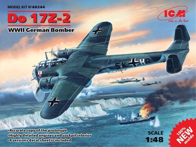ICM 1/48 WWII German Bomber Do 17Z-2