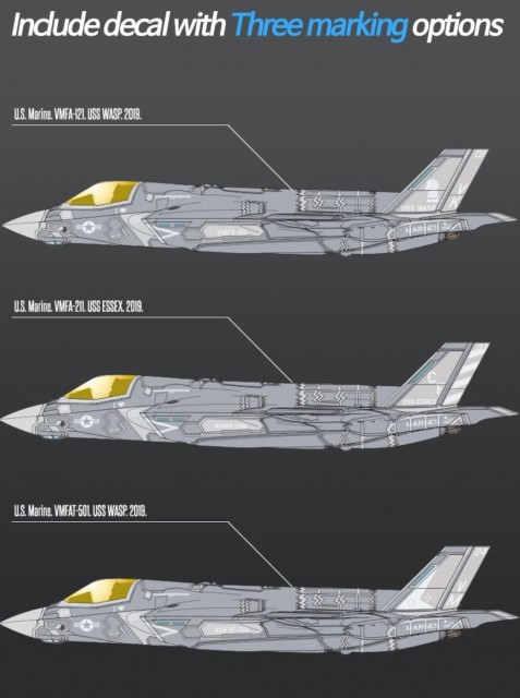 Academy 1/72 USMC F-35B VMFA-121 Green Knights