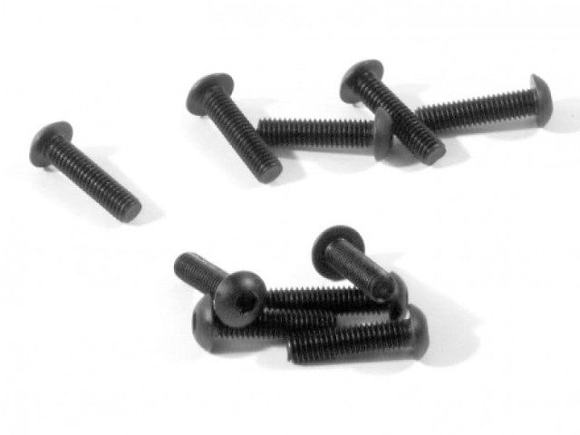 Z354 HPI Button Head Screw M3X12mm (Hex Socket/10stk.)