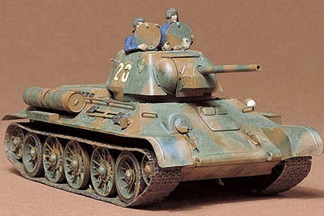 Tamiay 1/35 Russian Tank T34/76 1943 Production Model