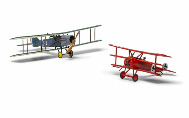 Airfix 1/72 Fokker Dr.1 and Bristol F.2B - Dogfight Doubles - Vintage Classics