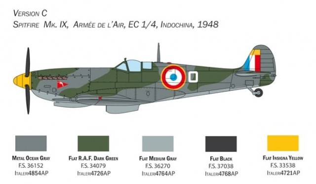 Italeri 1/48 Spitfire Mk. IX