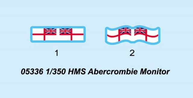 Trumpeter 1/350 HMS Abercrombie Monitor