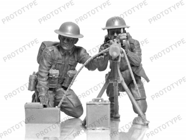 ICM 1/35 WWII British Vickers MG Crew