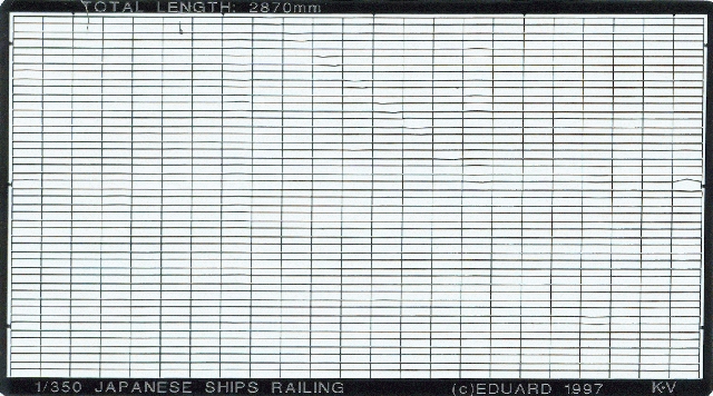 Eduard 1/350 Japanese Ship Railing
