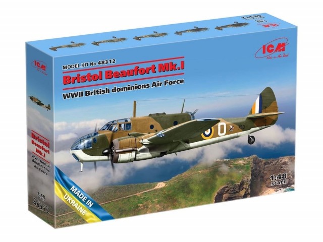 ICM 1/48 Bristol Beaufort Mk.I - WWII British dominions Air Force