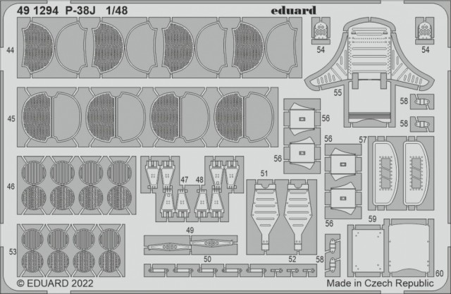 Eduard 1/48 Big Ed P-38J (for Tamiya kit)