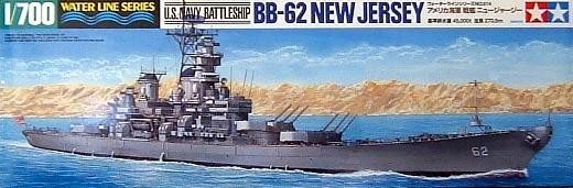 Tamiya 1/700 U.S. BATTLESHIP BB-62 NEW JERSEY