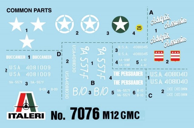 Italeri 1/72 M12 Gun Motor Carriage